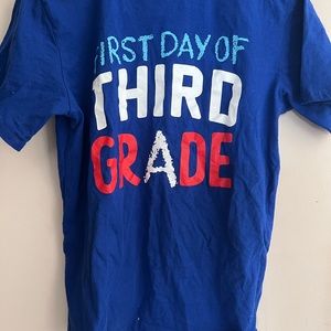 First Day of Third Grade Tee-Shirt…. Great condition for those photos.